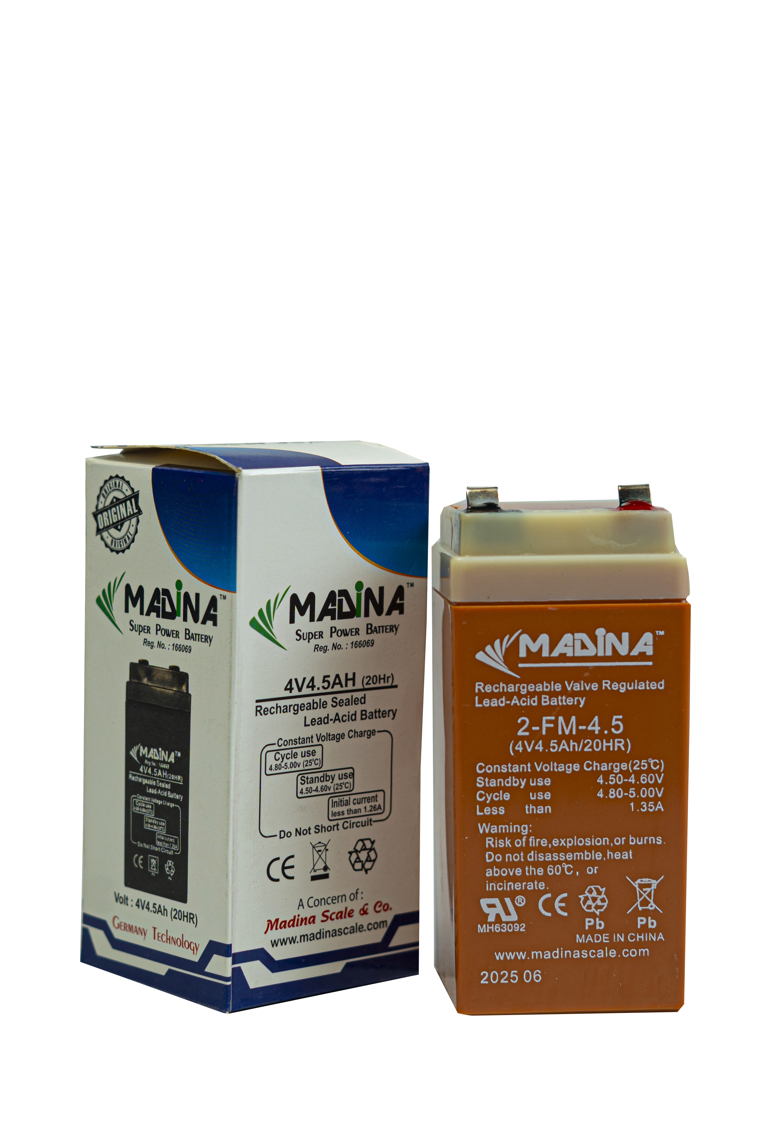 Madina Super Power Battery-4v